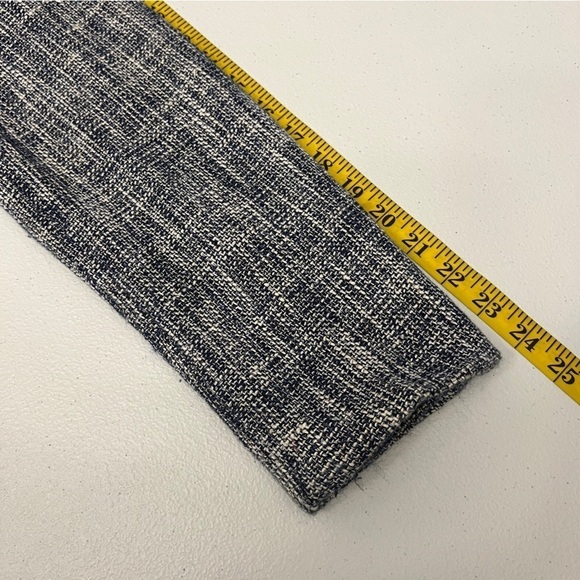 Pendleton Tweed Blazer Women's Size 10 Blue and Tan Zip Up Collarless - Picture 10 of 10